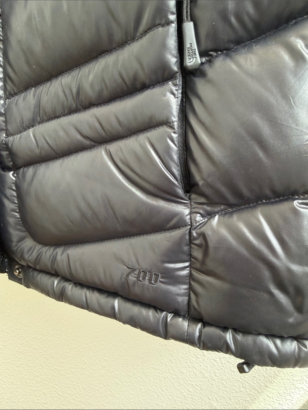 The North Face 700 Series Down Fill Puffer Vest Black Size Medium - Picture 3 of 7